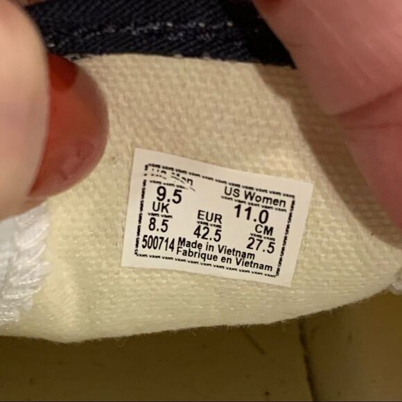 Vans White Wool‎ Chicago Cubs Slip-on Loafer 9.5 main image 8